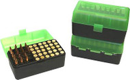 MTM Case-Guard Rifle R-50 Series 50 rd Green/Black Ammo Box
