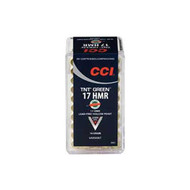 CCI TNT Green 17HMR 16 Grain Hollow Point Rifle Ammunition