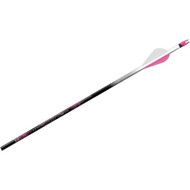 Easton ION Pink 2" Fletched Carbon Arrows