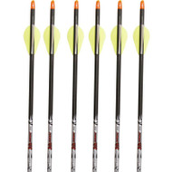 Carbon Express Mutiny 2" Predator Vanes Carbon Wrap Arrows Black