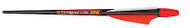 PSE Arrows Carbon Force Bow Madness 3" Fusion Fletched Carbon Arrow Black