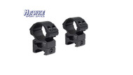 Hawke 25mm (1") 2 Piece Weaver Rail High Match Mounts