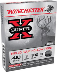 Winchester Super-X Rifled Slug HP 410 Gauge 3" Shotshells