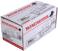 Winchester USA .380ACP FMJ 95 Grain Handgun Ammunition Value Pack