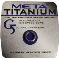 G5 Meta Titanium Magnum Hunter Peep Sight 5/16"
