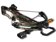 Barnett Raptor FX 150# Camo Crossbow Package with Red Dot Scope