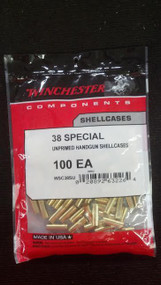 Winchester .38 Special Unprimed Handgun Brass Shellcases