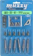 Muzzy 125 Grain 3 Blade Screw-In Broadhead 6 Pack