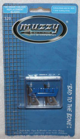 Muzzy 100 Grain 3 Blade Replacement Blades for #225