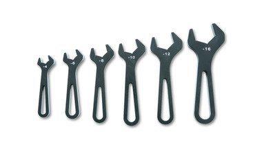 Vibrant AN Wrenches, Set of six (6) - AN-4 to AN-16) - Anodized Black (20989)