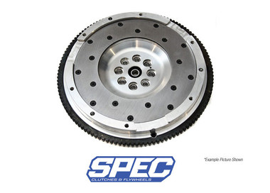 SPEC Billet Aluminum Flywheel - Chevrolet 5.7L LS1
PEC billet flywheels are manufactured and developed for specific driving environments and recommended based on how each car reacts to changes in rotating mass. SPEC flywheels are NOT a one-fits-all lightweight flywheel, though they can be used for an array of driving habits and racing/high performance applications. Consult a SPEC representative for a recommendation. Manufactured from only the highest quality steel and aluminum, they are the only flywheels on the market manufactured to a .001 machine tolerance, guaranteeing a flat seating surface for the clutch and smooth rotational qualities for perfect balance and extended engine life.