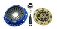 SPEC Stage 2 Clutch Kit - Chevrolet 5.7L LS1
Features segmented or full faced pure Kevlar disc with steel backing. This lining features excellent drivability like the stage 1, but offers slightly longer life and higher torque capacity. The hub is double sprung with spring cover relieves for flexibility and heat treated components for strength and durability. Best for street, drag, pulling and autocross.

High clamp pressure plate
Pure Kevlar friction material
High torque sprung hub and disc assembly
Bearing and tool kit
Torque Capacity: 690 Ft/Lbs