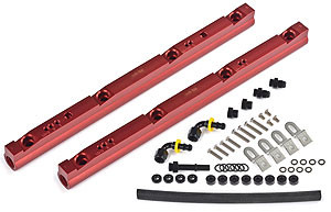 BBK Aluminum Fuel Rail Kit - Chevrolet 5.7L LS1

Replace restrictive factory fuel rails with high-flow units. Designed to work with your existing or aftermarket intake manifold, these lightweight aluminum fuel rails are a must for any high-horsepower application. Each rail is CNC-machined to precise tolerances and anodized for maximum performance and longevity. 

Note: This is a "Kit" that includes fittings and hardware for F-Body Camaro/Firebird, if using this rail in a different application, you will need custom hardware/fittings.

Made in the USA by BBK

Fits: Chevrolet 5.7L LS1