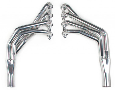 Hooker Super Comp LS Engine Swap Headers - Nissan 240SX S13/S14 89-98

1–7/8'' Primaries x 3'' Collectors, 3/8'' Thick TIG welded flat flanges, Silver Ceramic Coated Mild Steel
Nissan 240SX S13/S14 LS Silver Ceramic Mild Steel Engine Swap Headers
1–7/8'' primiaries x 3'' collectors, 3/8'' Thick TIG welded flat flanges

Installation Notes
For racing use only - not legal for sale or use on pollution-controlled vehicles that are to be operated on public streets and highways


Features

1-7/8'' primaries and 3'' collectors are optimally sized for stock LS2/LS3/LS7 and hot LS1/LS6 engines
Only accommodates LS engines equipped with T-56 transmissions. Can NOT be used with 4L60E/4L80E automatic transmissions
Optimized bend geometry for fantastic spark plug/wire and vehicle component clearance
Compatible with stock bell housing or Quicktime™ scatter shield which allows for a safety upgrade if so desired
Ceramic coating fits looks great/aids in dissipating heat and offers good corrosion resistance
Collectors are tucked close to floor panels for fantastic ground clearance and longer product life
Compatible with soon-to-be released Hooker aft-cat system
Dual compatibility with all other Holley and Sikky swap components
TIG welded flat flanges for an optimum sealing surface
 

Headers are available with the following different finishes:

- Stainless Steel
- Mild Steel w/ Polished Silver Ceramic Coating
- Mild Steel w/ Black Ceramic Coating
- Black Painted Mild Steel
