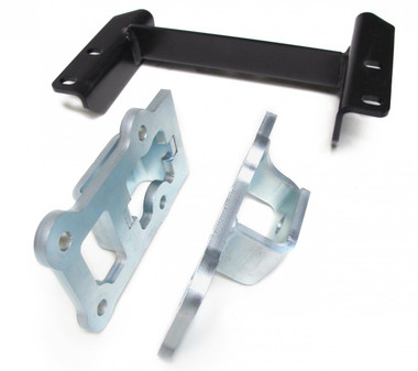 Holley / Hooker LSx Swap Engine & Transmission Mount Kit - Nissan 240sx 

Hooker LS engine swap mounts are designed to make the task of swapping an LS engine into your vehicle of choice an easy task. Hooker released it's LS Engine Swap mount brackets and transmission cross member kit for the S14 Nissan 240SX chassis to give enthusiasts a more economical way of accomplishing the LS/T56 trans swap combination. These CAD designed, steel constructed mount plates offer precision fitment and a robust, cost effective mounting solution to those wanting to take on this popular swap combination. 

These plates are designed to be used in conjunction with Creative Steel poly mount inserts and a Prothane transmission crossmember bushing. Install with our S13/S14 LS Engine Swap headers(part #'s 8101HKR, 8101–1HKR, 8101–3HKR, 8101–7HKR)and you'll have a complete and powerful swap that bolts right in! 


Installation Notes
Please refer to Technical Instruction link below. 

Links to required parts for use with this mount kit: 

Creative Steel Polyurethane Mount website link: Creative Steel 

Prothane website link: www.prothane.com
Features
Engine mount brackets are constructed of sturdy 3/8” thick cold rolled steel, transmission mount is 1/4'' steel
Designed for light weight, rigidity and a clean appearance
Only accommodates LS engines equipped with T-56 transmissions(can NOT be used with automatic transmissions)
Precision fabricated for perfect alignment
Engine brackets are zinc plated/transmission mount is powdercoated for durability and corrosion resistance
Perfect for use with Hooker’s growing family of Gen III/IV (LS1/LS2/LS6/LS7) engine swap headers
This swap kit is compatible with ALL Sikky brand swap components (oil pan, drive-shaft, anti-roll bar, etc.)
 

Technical Information
Instructions for Part# 12654HKR
 

** S13 Kit - Coming Soon **
