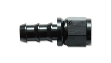 Straight Push-On Hose End Fitting; Hose Size: -6 AN

Material: Aluminum 

Vibrant Performance Aluminum Hose End Fittings deliver the type of quality, reliability and ease of assembly that is demanded by motorsport professionals. These lightweight hose end fittings are suitable for use on a wide variety of applications.