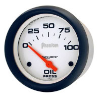 Auto Meter Phantom - Oil Pressure Gauge - Electrical 67mm