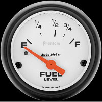 Auto Meter Phantom - Fuel Level Gauge - 73 ohms / 10 ohms