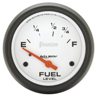 Auto Meter Phantom - Fuel Level Gauge 67mm - 73 ohms / 10 ohms