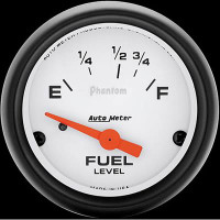 Auto Meter Phantom - Fuel Level Gauge - 16 ohms / 158 ohms