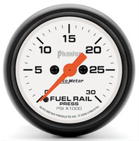 Auto Meter Phantom - Fuel Rail Pressure Gauge: 0-30,000 PSI