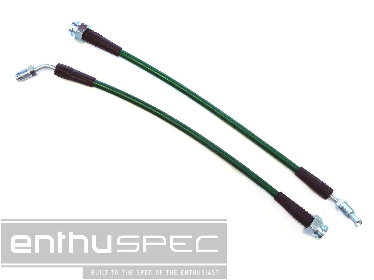 Front & Rear Black Brake Line Kit - For 240SX S13/S14 With 300ZX Caliper Swap