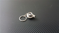  Spinning Turbocharger w/LED Silver keychain