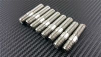 P2M STAINLESS EXHAUST MANIFOLD DOUBLE HEAD STUD NUT SET M10X1.25 : 4 CYLINDER SET