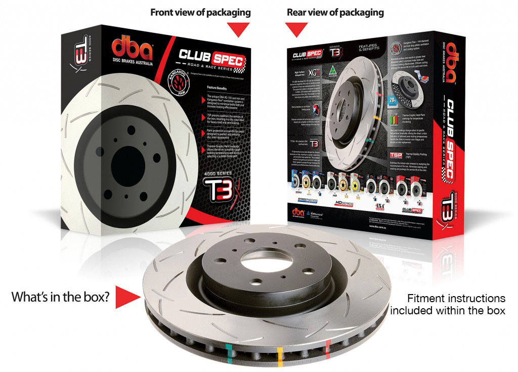 DBA 4000 Series T3 Nissan 300zx Z32 Front Rotor (30mm) - 240sxmotoring