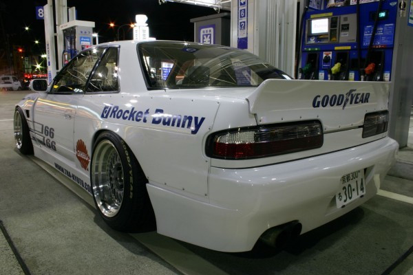 6666 Customs Tra Kyoto Rocket Bunny Rear Bumper Nissan S13 Silvia 240sxmotoring