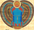 Egyptian Papyrus God Khepri
