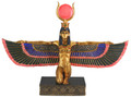 Statue of Isis with open wings