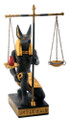 Black and Gold Egyptian Anubis Scales of Justice 