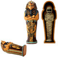 Egyptian King Tut Coffin w/ Mummy