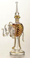Egyptian Elephant Glass Bottle