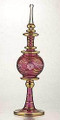 Colored Egyptian Glass Bottle