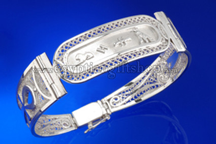 Amazon.com: DISCOVERIES EGYPTIAN IMPORTS Love Cartouche Bracelet - Made in  Egypt: Clothing, Shoes & Jewelry