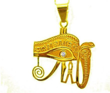 18k Gold Egyptian Pendants