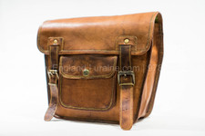 Brown Leather Saddlebag