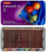 Derwent Coloursoft  Tin of 36