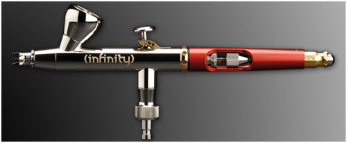 Harder & Steenbeck Infinity 2 in 1 Airbrush CR PLUS 0.2mm kit V2.0