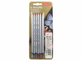 Derwent Metallic Pencils - 6 Original - CLEARANCE SALE!!! While stocks last