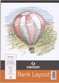 Canson Bank Layout Pads 45gsm - 50 sheets from $4.75!! CLEARANCE SALE! While stocks last