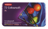 Derwent Coloursoft Pencil Tin Set 72