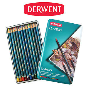 Derwent : Inktense Pencil : Tin Set Of 12