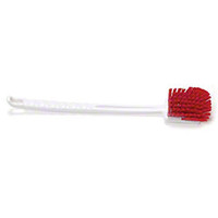 Malish Color-Coded Long Handled Pot Brush - Red, Polyester