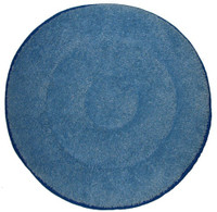 17” BLUE Microfiber Loop Pile CARPET BONNET