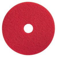 17" Red Buffing Floor Pad 