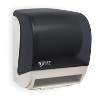 InSpire Electronic Hands Free Roll Towel Dispenser (Dark  Translucent)
