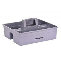 PLASTIC CLEANING CADDY, 3-COMPARTMENT